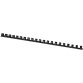 Q-CONNECT peignes 12mm 21 boucles 100 pièces noir