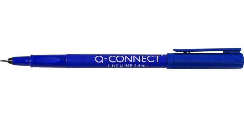 Q-CONNECT felt-tip pen, 0.4 mm, blue