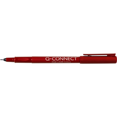 Q-CONNECT feutre, 0,4 mm, rouge