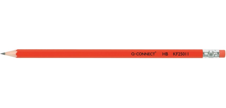 Q-CONNECT crayon HB avec gomme