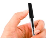 Q-CONNECT balpen, met dop, 0,7 mm, medium punt, zwart, doos van 50 stuks