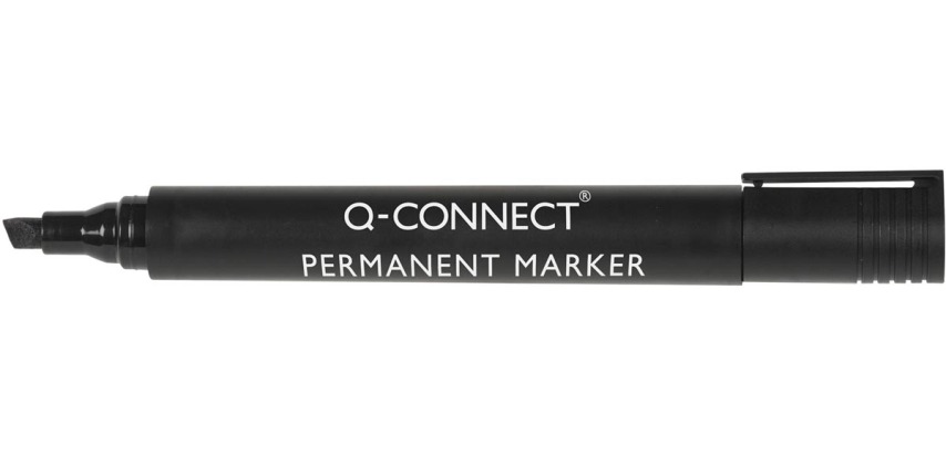 Q-CONNECT marqueur permanent, 1,2/5 mm, pointe biseautée, noir