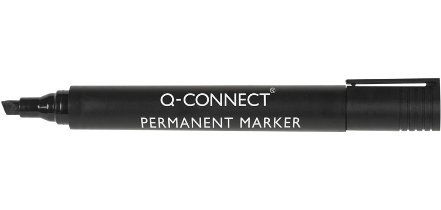 Q-CONNECT marqueur permanent, 1,2/5 mm, pointe biseautée, noir