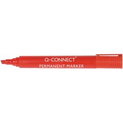 Q-CONNECT permanente marker, 2-5 mm, schuine punt, rood