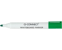 De_rotulador q-connect pizarra blanca color verde punta redonda 3 mm