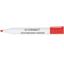 Q-CONNECT whiteboardmarker, 2-3 mm, ronde punt, rood