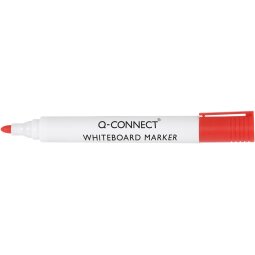 Q-CONNECT whiteboardmarker, 2-3 mm, ronde punt, rood