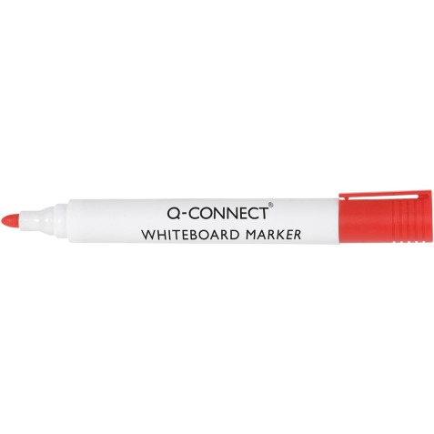 Q-CONNECT marqueur tableau blanc, 2-3 mm, pointe ronde, rouge