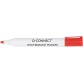 Q-CONNECT marqueur tableau blanc, 2-3 mm, pointe ronde, rouge