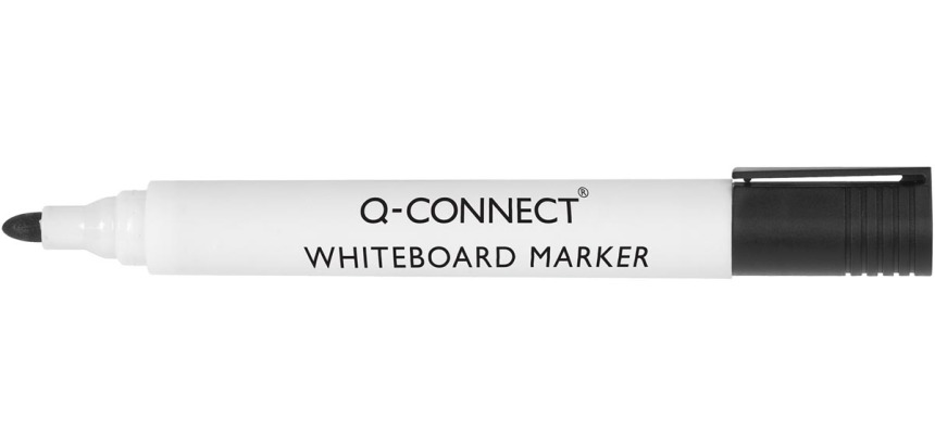 Q-CONNECT whiteboard marker, 2-3 mm, round tip, black