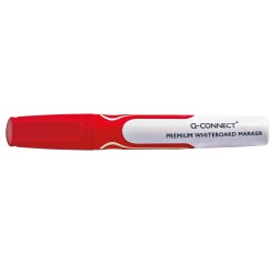 Q-CONNECT Permium marqueur tableau blanc, 3 mm, pointe ronde, rouge