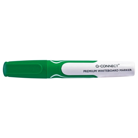 Q-CONNECT Permium marqueur tableau blanc, 3 mm, pointe ronde, vert