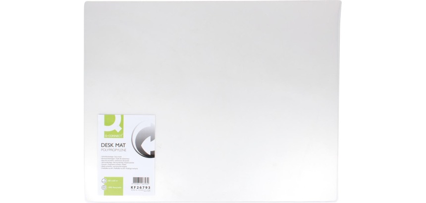 Q-CONNECT onderlegger, ft 63 x 50 cm, transparant