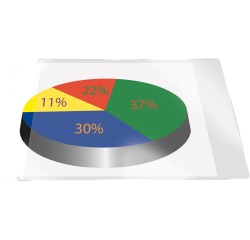 Q-CONNECT pochette, autocollante, ft A5, paquet de 10 pièces