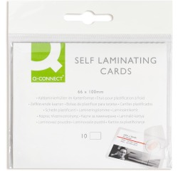 Q-CONNECT pochettes de plastification 66x100mm 10 pièces
