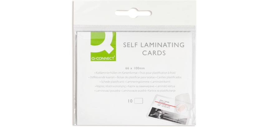 Q-CONNECT pochettes de plastification 66x100mm 10 pièces