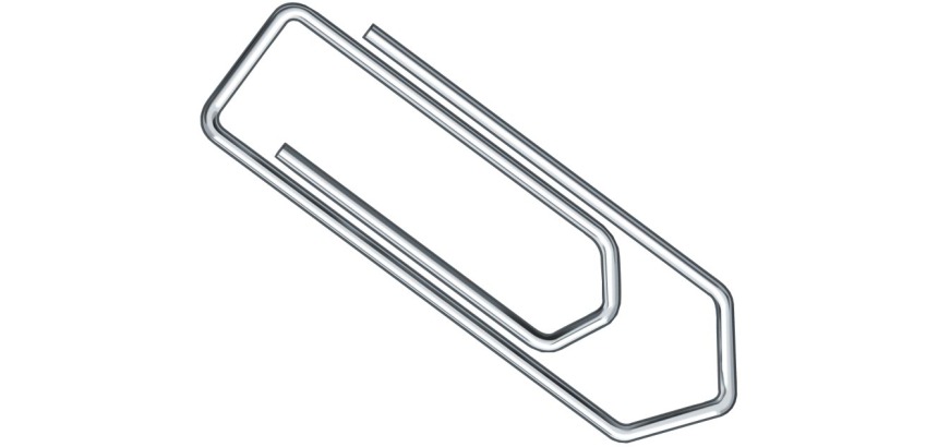 Q-CONNECT paperclips, 26 mm, box of 1000 pieces