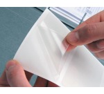 Q-CONNECT corner pocket, zelfklevend, ft 10 x 10 cm, pak van 10 stuks