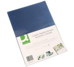 Q-CONNECT couvertures, ft A3, PVC, 200 micron, paquet de 100 pièces, transparent