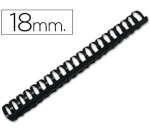 Q-CONNECT 18mm combs 21 loops 50 pieces black