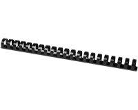 Q-CONNECT combs 22mm 21 loops 50 pieces black