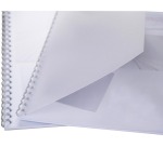 Q-CONNECT omslagen, ft A4, PVC, 150 micron, pak van 100 stuks, transparant
