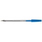 Q-CONNECT balpen, met dop, 0,7 mm, medium punt, blauw