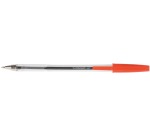 Q-CONNECT balpen, met dop, 0,7 mm, medium punt, rood