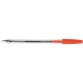 Q-CONNECT balpen, met dop, 0,7 mm, medium punt, rood