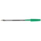 Q-CONNECT stylo bille, avec capuchon, 0,7 mm, pointe moyenne, vert