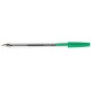 Q-CONNECT stylo bille, avec capuchon, 0,7 mm, pointe moyenne, vert