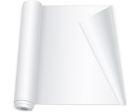 Q-CONNECT bloc pour tableau de conférence, ft 65 x 98 cm, 70 g/m², uni, rouleau de 50 feuilles