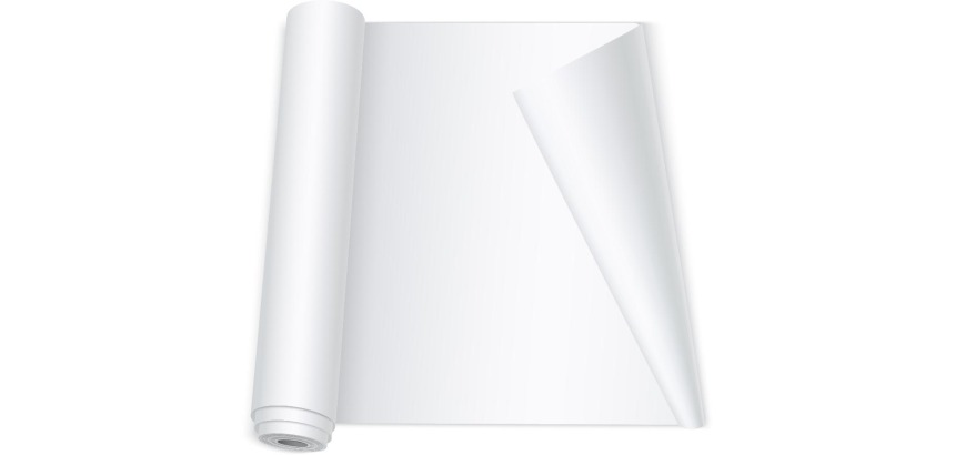 Q-CONNECT bloc pour tableau de conférence, ft 65 x 98 cm, 70 g/m², uni, rouleau de 50 feuilles