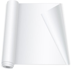 Q-CONNECT bloc pour tableau de conférence, ft 65 x 98 cm, 56 g/m², uni, rouleau de 50 feuilles