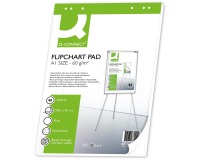 Q-CONNECT papier pour tableau de conférence, 58,5 x 81 cm, 60 g/m², uni, 40 feuilles