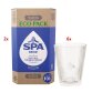 Action Spa Reine eau, non pétillant, 2 x eco pack de 10l (51839) + GRATUIT 6 verres Spa (SPAGLAF)