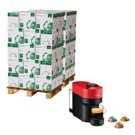 ACTIE NAVIGATOR: 2 x pallet printpapier A4, 80 g + GRATIS 1 x Krups Nespresso Vertuo Pop