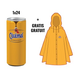 ACTIE CÉCÉMEL: 1 x chocolademelk, 25 cl, 24 stuks (ref. 49710) + GRATIS 1 x Cécémel Poncho