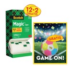 Scotch Deal: 1 x Scotch Magic Tape, 12x (+2 free) + 1 x FREE balloon