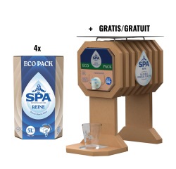 ACTIE SPA: 4 x Spa Reine, eco pack van 5 l (ref. 051829) + GRATIS 1 x dispenser