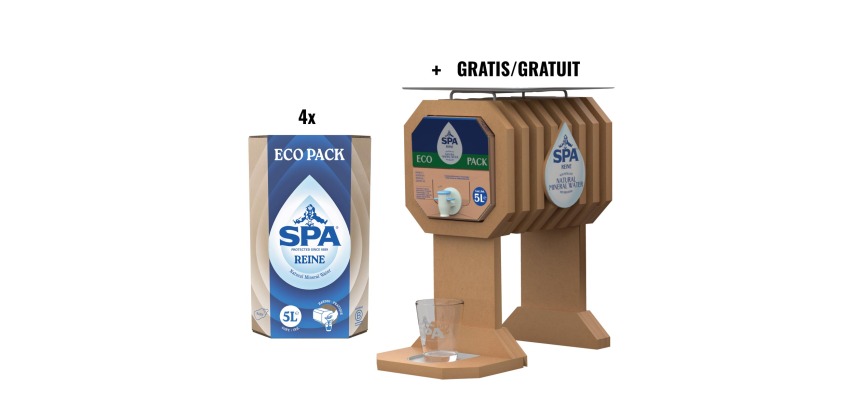 ACTION SPA: 4 x Queen Spa, eco pack of 5 l (ref. 051829) + FREE 1 x dispenser