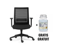 ACTION EUROSEATS: 1 chaise de bureau Evora + 1  Yankee bougie GRATUIT