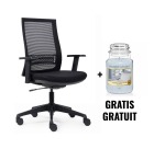 ACTION EUROSEATS: 1 chaise de bureau Canillo + 1 bougie Yankee GRATUIT