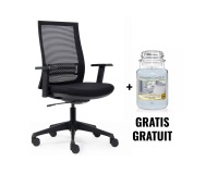 ACTIE EUROSEATS: 1  bureaustoel Canillo  + 1 GRATIS Yankee kaars