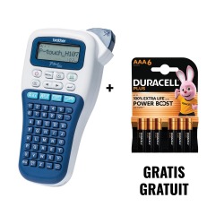 ACTION BROTHER - DURACELL: 1 x PT-H107B + GRATUIT 1 x piles Plus 100%, AAA, 6 pièces