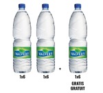 ACTION VALVERT: 2 + 1 GRATUIT: Valvert eau, bouteille de 1,5 litre, 6 pièces (réf. 053805)