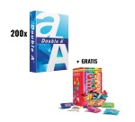 DOUBLE A ACTION: 1 x Premium A4 paper ream, 80 g + FREE 1 x Tony's Chocolonely mini mix, 900 g