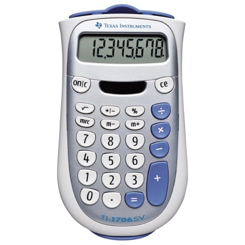 Texas calculatrice de poche TI-1706 SV