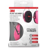 Gb_peltor kid casque anti-bruit h510, rose fluo / noir