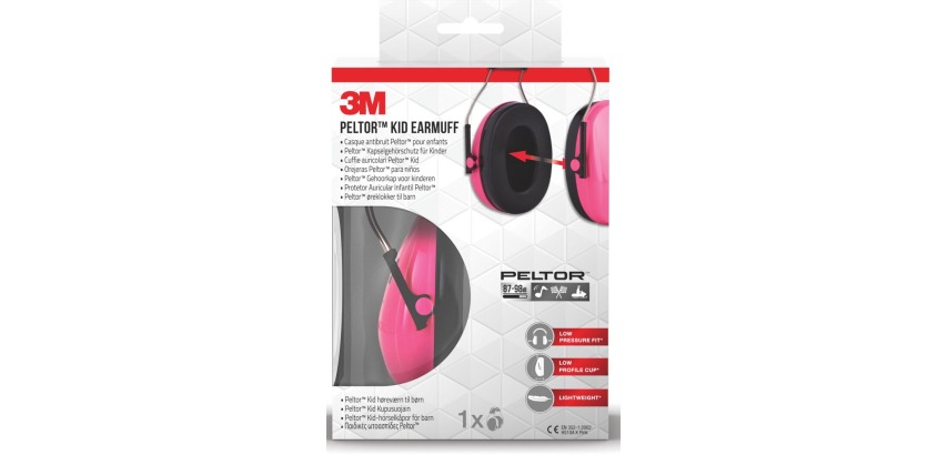3M casque antibrui Peltor Kid, rose